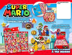 SUPER MARIO - AUTOCOLLANTS EN RELIEF 3D MARIO BROS
